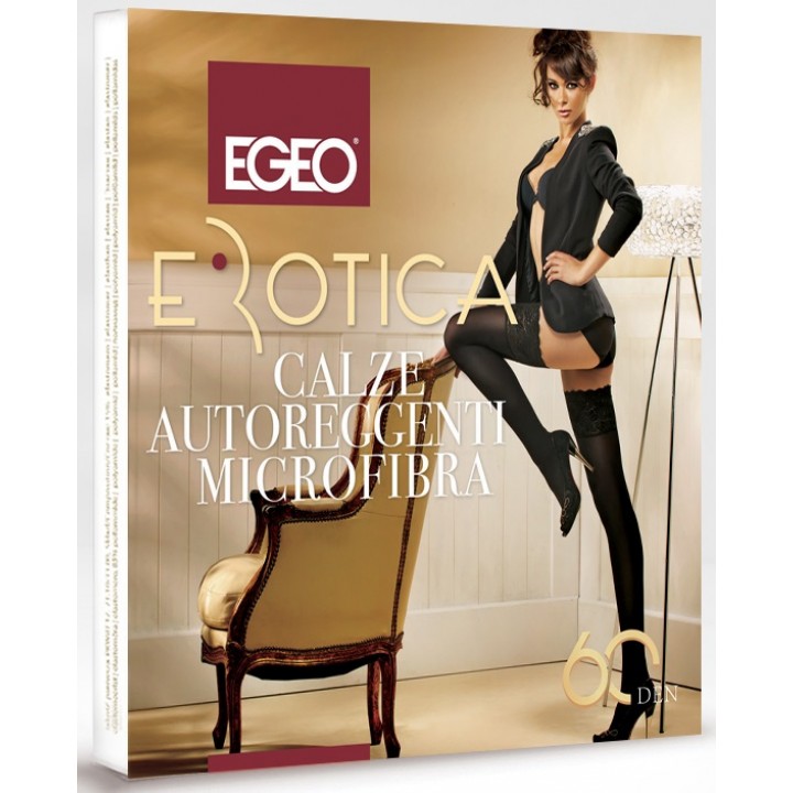 POŃCZOCHY EGEO SAM 60 EROTICA 3/4 nero
