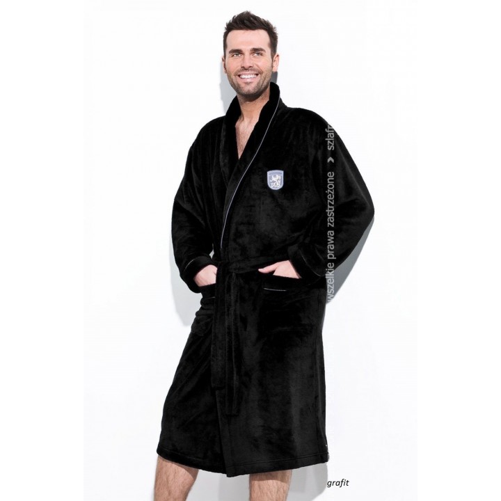 ЧОЛОВІЧИЙ ХАЛАТ L&L BORYS GRF XXL графітовий