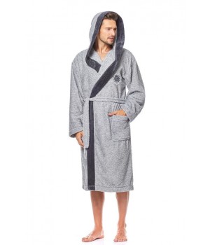 Чоловічий халат L&L GEORGE XXL меланж Чоловічий халат L&L GEORGE XXL меланж