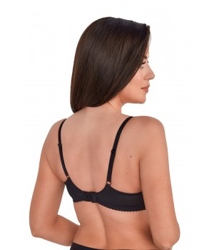 BRA GAIA 1206 NICOLA 90C чёрно-розовый