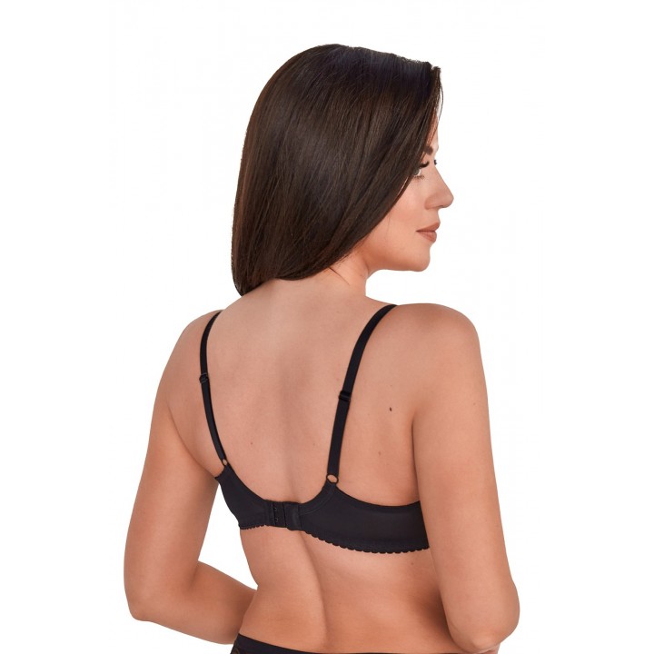 BRA GAIA 1206 NICOLA 90C чёрно-розовый