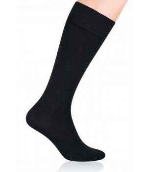 ШКАРПЕТКИ ДО КОЛІН STEVEN 027 ЧОЛОВІЧІ ЧОРНІ 44-46