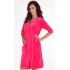 SZLAFROK DE LAFENSE 352 WELUR 5XL malinowy