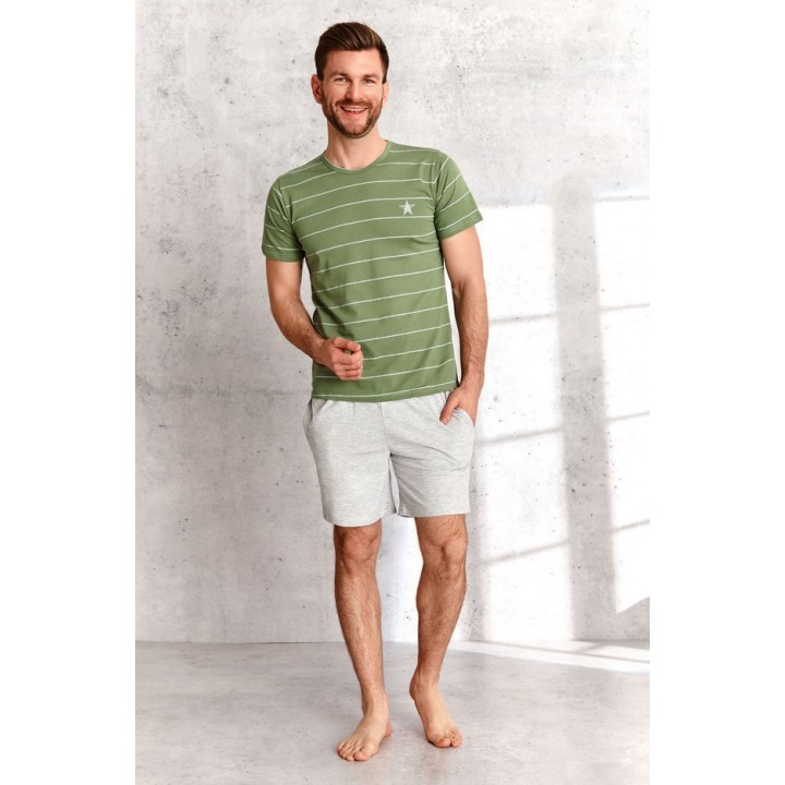 Піжама TARO 2513 BRUNO SS21 XXL оливкова