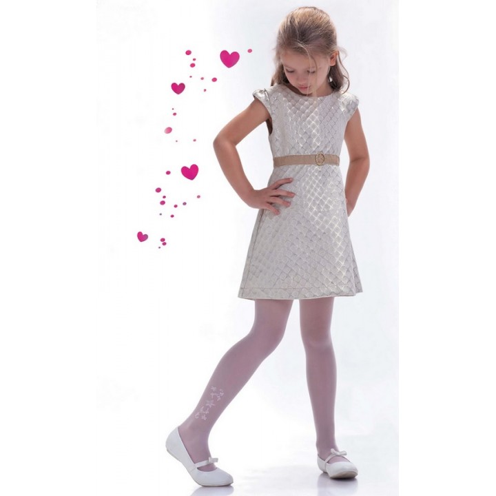 ТРИКОТАЖНІ КОЛГОТКИ MARIKA 20 122-128 білий