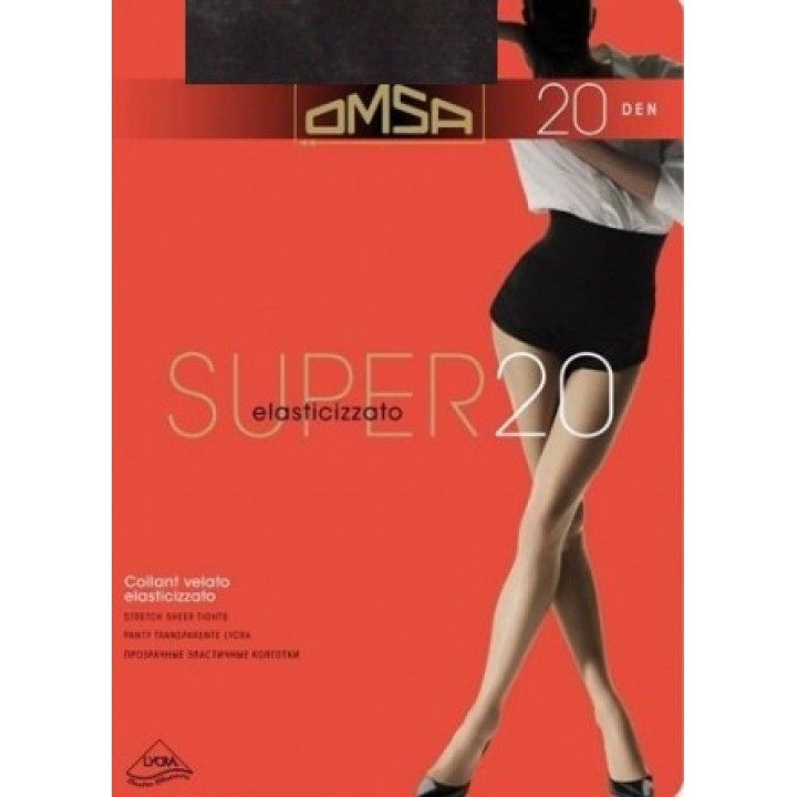 TIGHTS OMSA SUPER 20 4 fumo