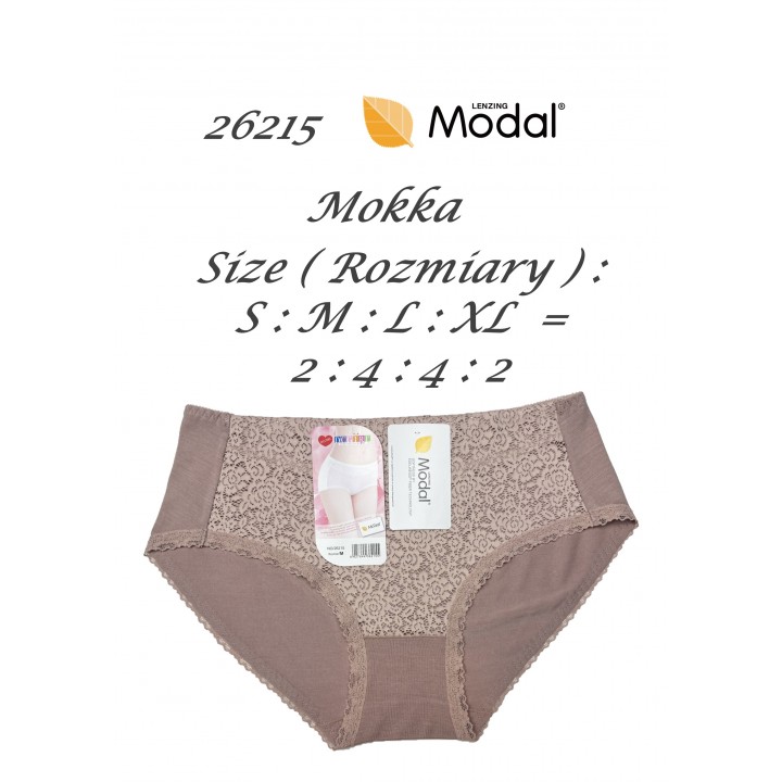 Труси DCPOLO 26215 з модального кольору мокко