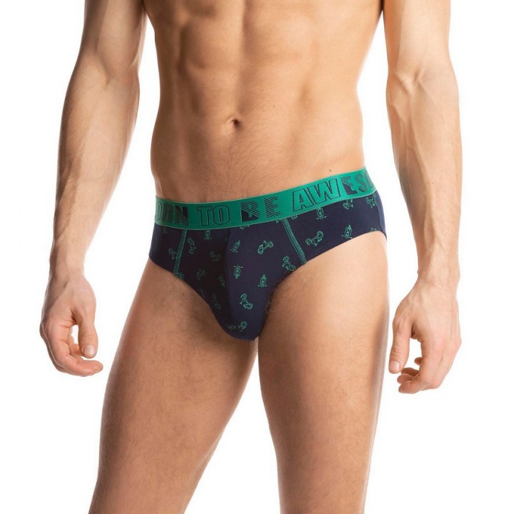 LAMA BRIEFS M-943 SD XXL серо-тёмно-синий