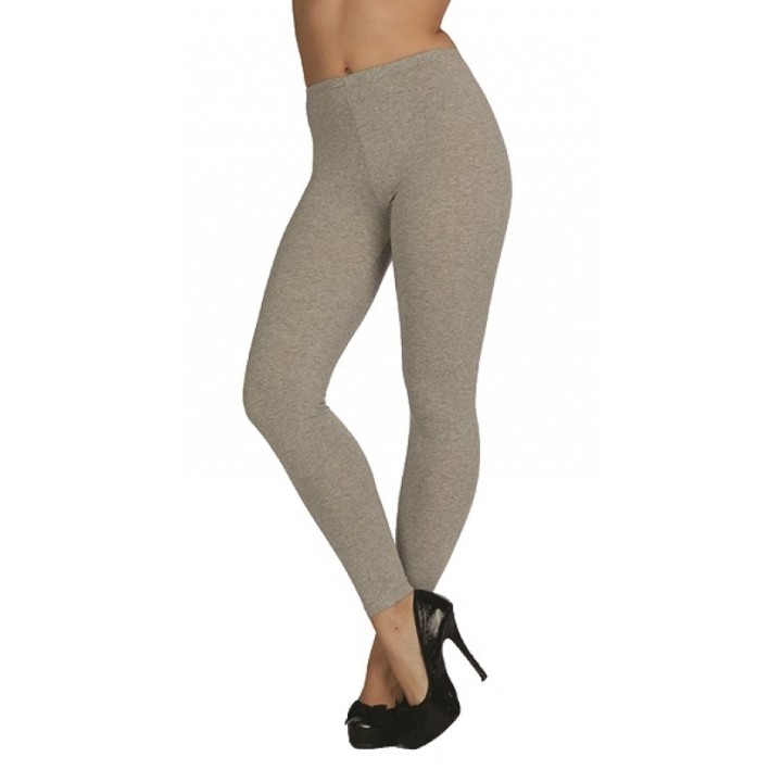 DE LAFENSE LEGGINGS 867 S меланж - светло-серый