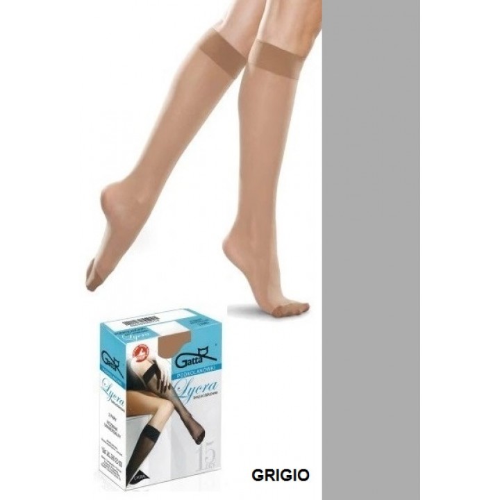 PODKOLANÓWKI GATTA LYCRA uniwersalny grigio