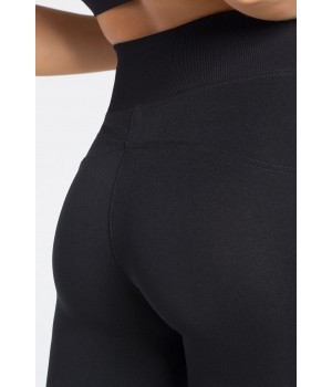 ЧОРНІ ЛЕГІНСИ З ВИСОКОЮ ТАЛІЄЮ GATTA SKINNY /3XL