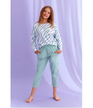 TARO 2619 CARLA PAJAMAS AW21 152 зеленый