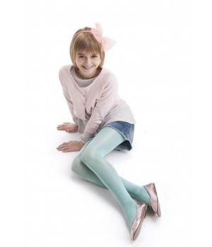 Колготки KNITTEX DIVERSE для дітей з 3D ефектом 128-134 м'ятного кольору