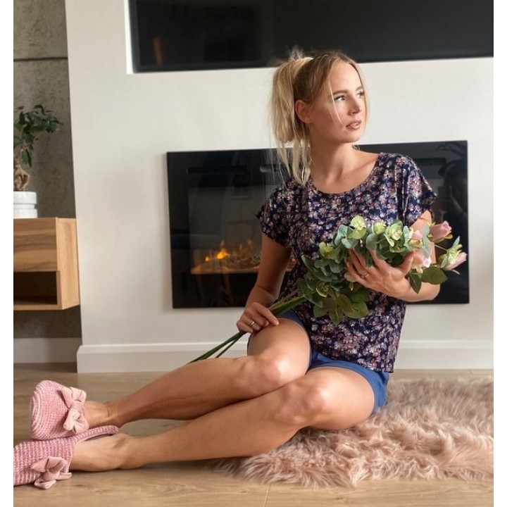 ПІЖАМА DE LAFENSE 467 MIA L темно-синя