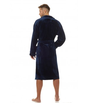 ЧОЛОВІЧИЙ ХАЛАТ L&L 2111 LUCA L темно-синій ЧОЛОВІЧИЙ ХАЛАТ L&L 2111 LUCA L темно-синій