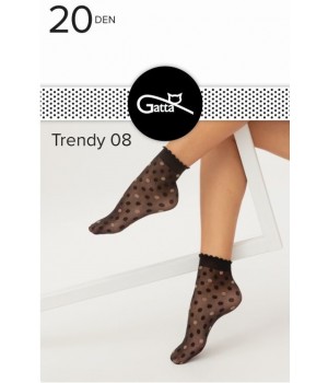 ШКАРПЕТКИ GATTA TRENDYLINE W 08 універсальні неро-бежевого кольору