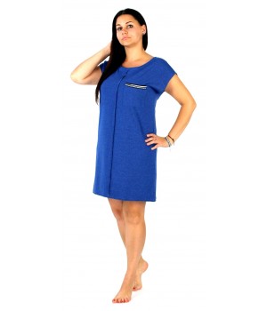 DE LAFENSE СОРОЧКА 449 NICE XL меланж - джинс