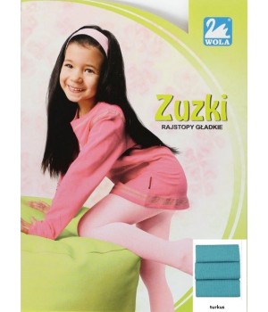 КОЛГОТКИ WOLA ZUZKI 92-98 бірюзовий