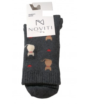 ШКАРПЕТКИ NOVITI SF010-G-03 МАХРОВІ З КОТЯМИ, ГРІН, МЕЛАНЖЕВИЙ 35-38