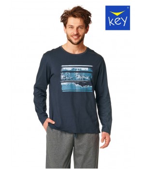 Піжама KEY MNS-862 B23 XL темно-синя
