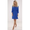 DE LAFENSE 871 VISA 3/4 XXL bathrobe cornflower blue