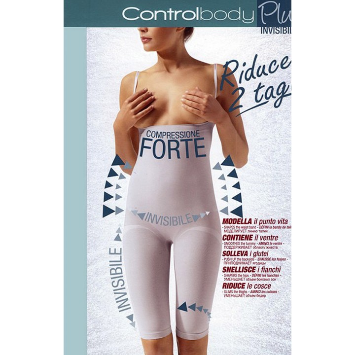 Трусики-шорты CONTROL BODY SHORT LUNGO PLUS S/M bianco