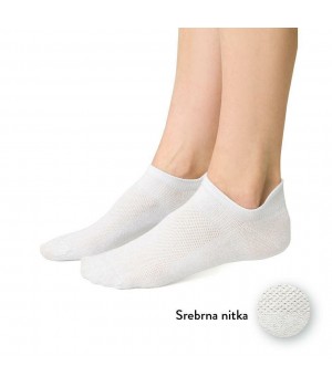 ШКАРПЕТКИ STEVEN 050 SMOOTH 35-37 сріблясті