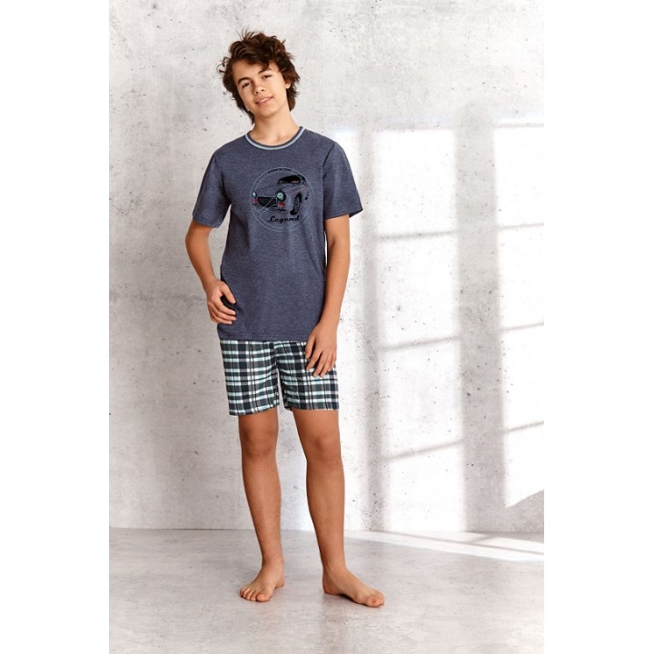 TARO 1111 DAMIAN PAJAMAS SS21 146 melange - jeans