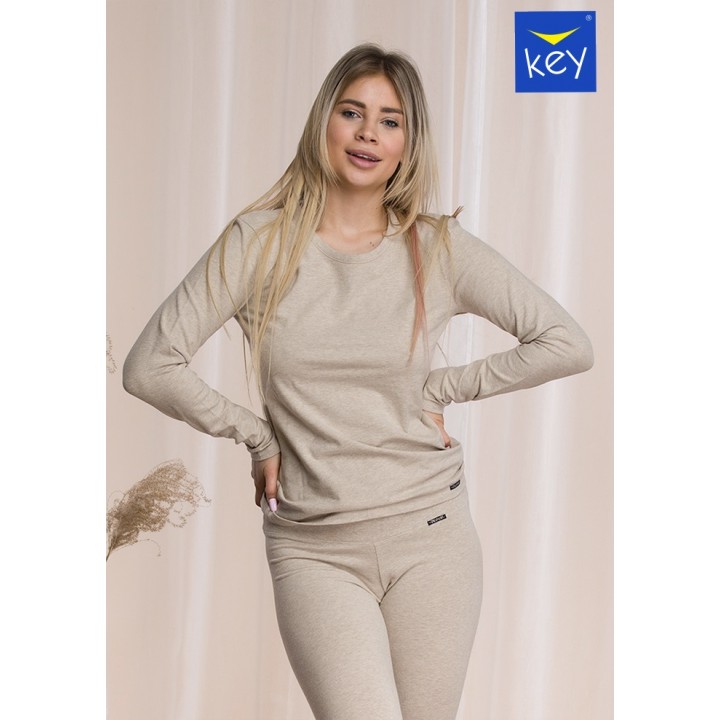 Футболка KEY LVD-729/1 HOT TOUCH S бежева