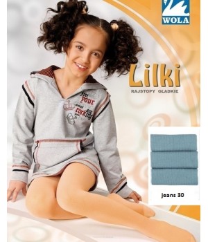 WOLA LILKI JEANS30 КОЛГОТКИ 140-146