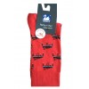 Чоловічі шкарпетки WOLA PERFECT CASUAL WZ278 червоні 39/41