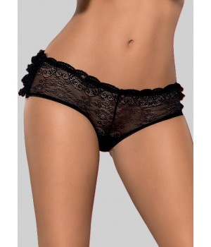 Трусики Obsessive Frillita S/M черные