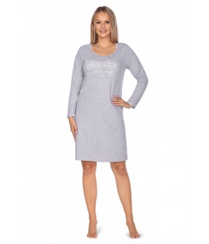 РУБАШКА REGINA 111 XXL-3XL XXL меланж - светло-серый
