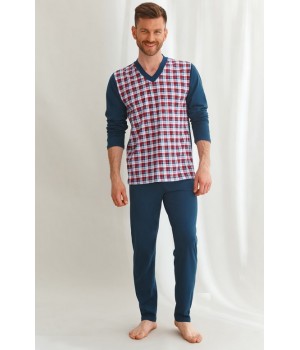 Піжама TARO 2633 VICTOR AW21, темно-синя, 2XL-3XL XXL