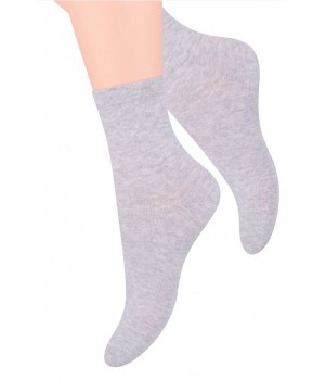 STEVEN SOCKS 037 GL 35-37 меланж - светло-серый