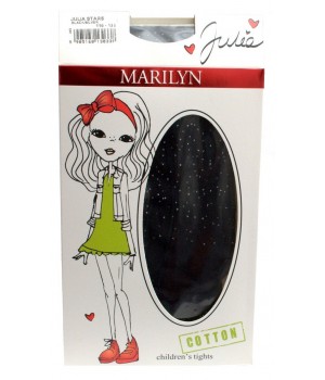 Колготки MARILYN JULIA STARS 128-134 чорно-сірі