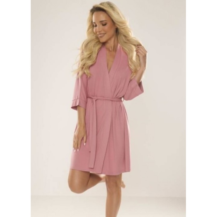 DE LAFENSE 871 VISA БАННЫЙ ХАЛАТ 3/4 М розовый