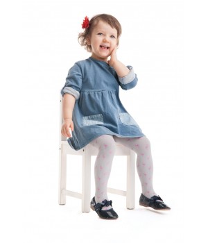 КОЛГОТКИ KNITTEX FIGO 122-128 кольору цукрової вати