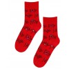Чоловічі шкарпетки WOLA PERFECT VALENTINE WZ 242 45-47 червоні