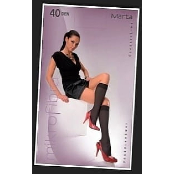 ШКАРПЕТКИ ДО КОЛІН KNITTEX MARTA 40 універсальні чорні