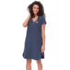 KOSZULA DOBRANOCKA 9505 DEEP BLUE /M