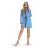 DE LAFENSE 313 DESIREE XXL BATHROBE светло-голубой