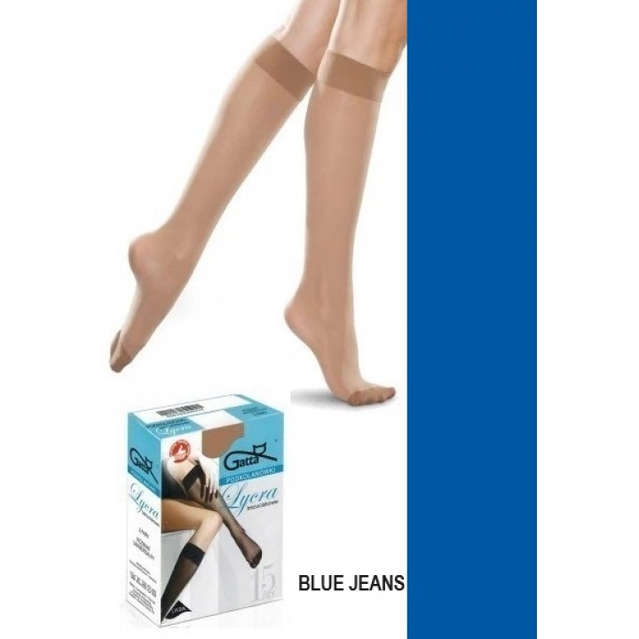 ШКАРПЕТКИ ДО КОЛІН З ДЖИНСІВ GATTA LYCRA BLU *