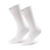 Чоловічі гладкі шкарпетки STEVEN 056, білі, 42-44