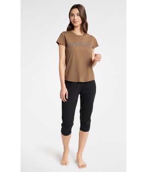 Пижама коричневого цвета HENDERSON LADIES 40615 BOUTIQUE XL