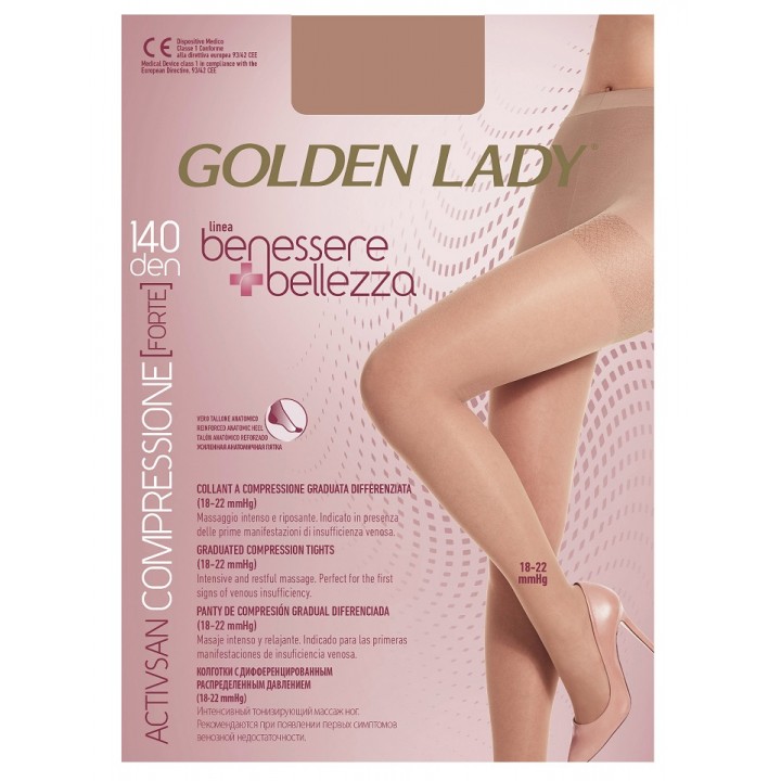 КОЛГОТКИ GOLDEN LADY BENESSERE BELLEZZA 140 4 черный