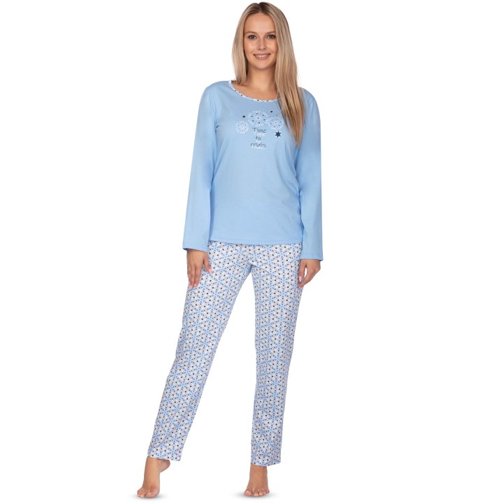 Женская пижама REGINA 641 XXL-3XL XXL синяя