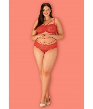 Набір з 2 предметів Obsessive Loventy, XXL/3XL, червоний