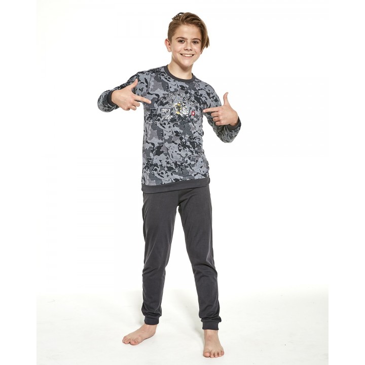 CORNETTE PYJAMA CHŁ 53/118 AIR FORCE 98-104 graphite