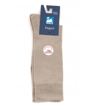WOLA ELEGANT/CLASSIC SOCKS 42-44 латте